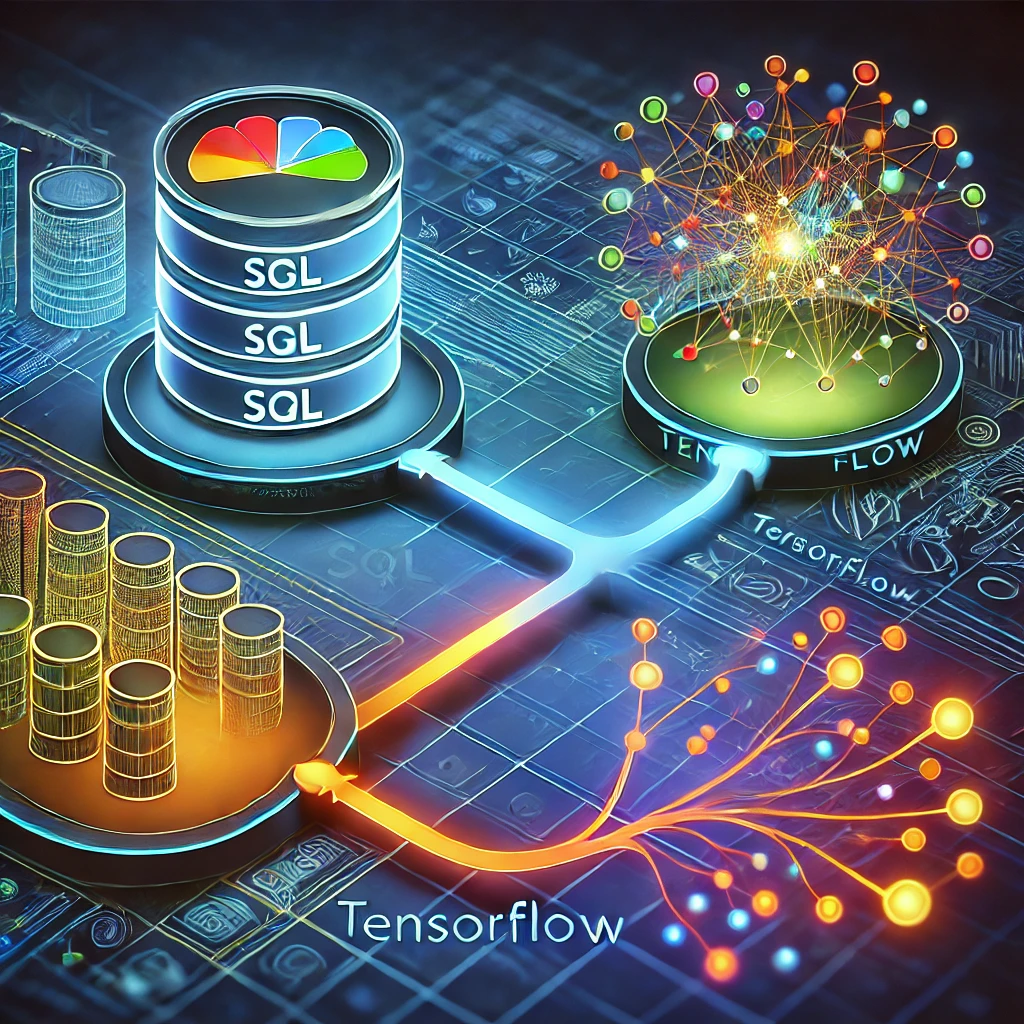 Machine Learning in SQL by Translation to TensorFlow